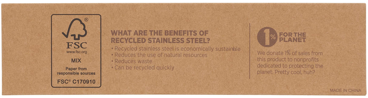 Recycled Stainless Steel Rollerball Pen