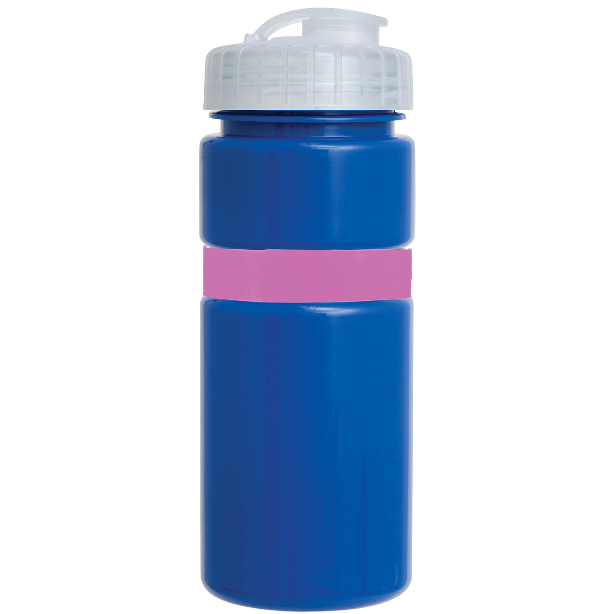 20 Oz. Sportster Bottle with Silicone Gripper Band w/ Push Pull Lid