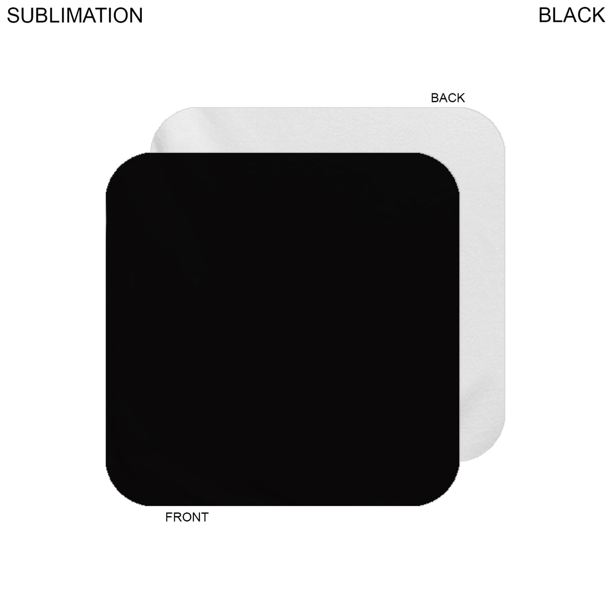Colored Plush and Soft Velour Terry Cotton Blend Face Cloth, 12x12, Sublimated Edge to Edge