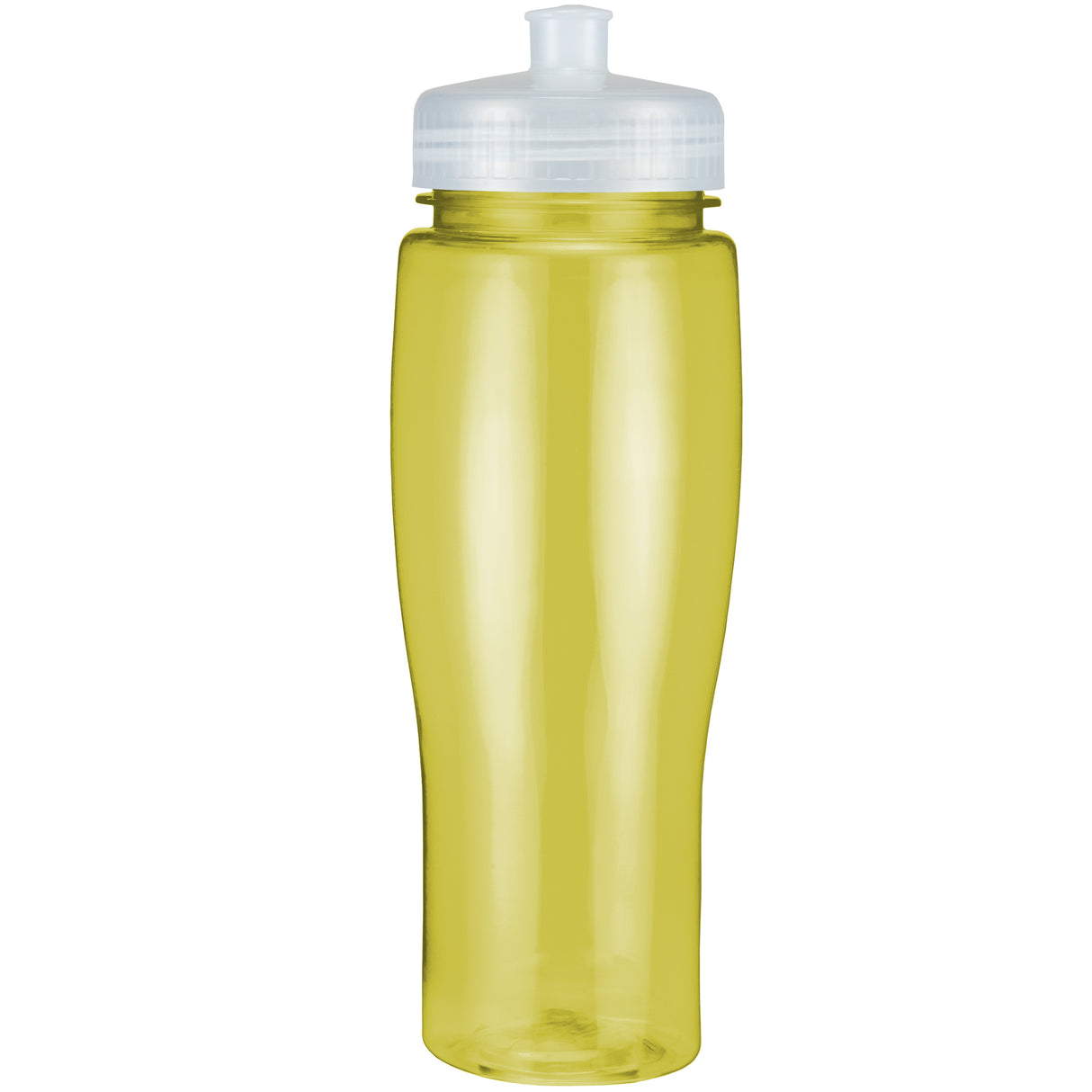 24 Oz. Contour Translucent Bottle w/ Push Pull Lid