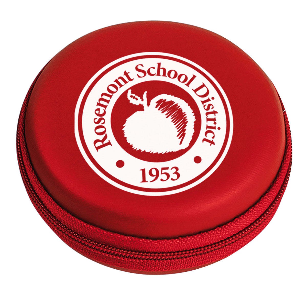 Round Zippered Electronics Travel Case