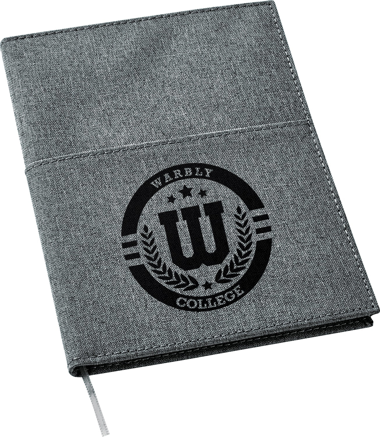 5" x 7" FSC® Mix Canvas Pocket Refillable Notebook