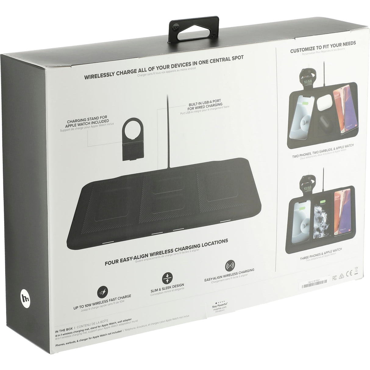 mophie® 4-in-1 Wireless Charging Mat