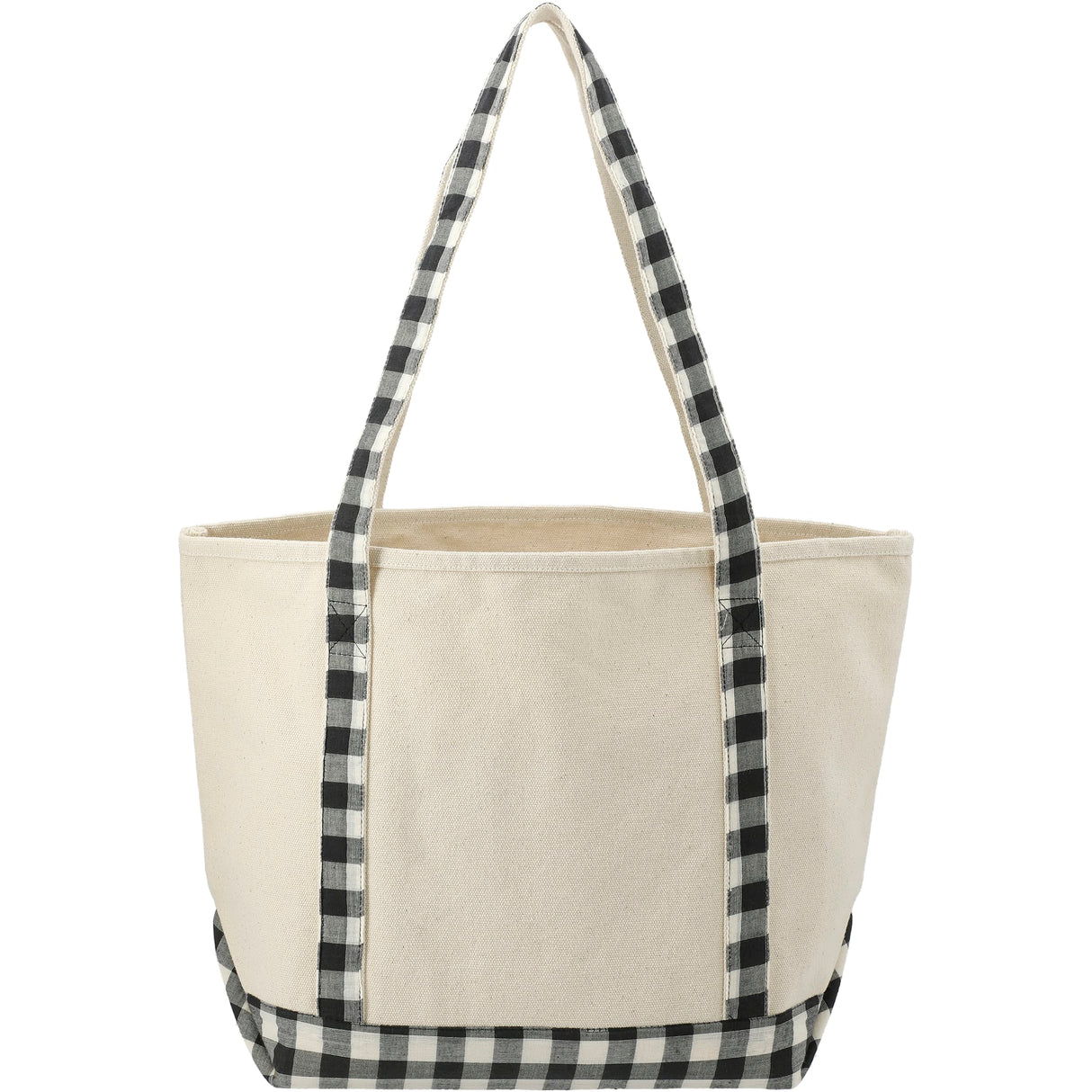 Buffalo Plaid 18oz Cotton Boat Tote