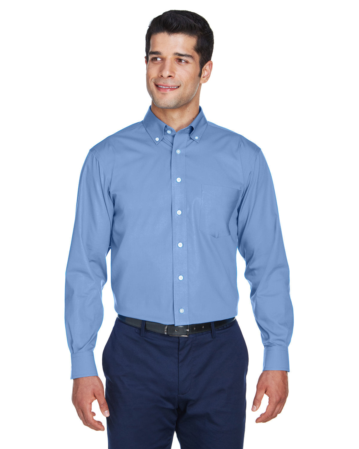 Devon and Jones Men's Crown Collection® Solid Oxford Woven Shirt