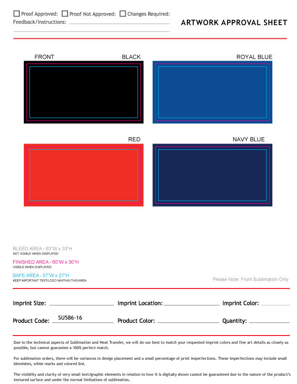 Plush and Soft Velour Terry Cotton Blend Colored Pool Towel, 30x60, Sublimated Edge to Edge