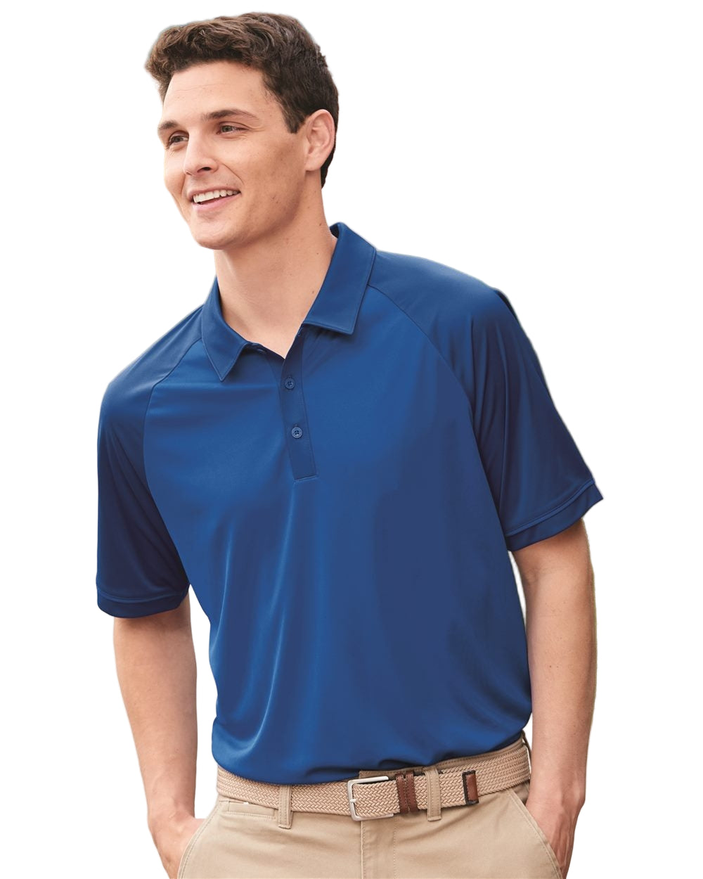 Adidas Jacquard Raglan Polo Shirt