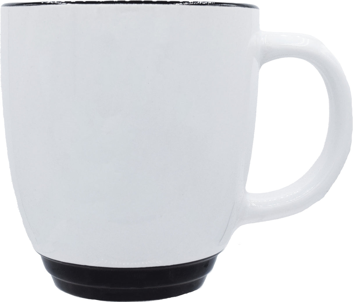 Economy Halo 14oz white/black mug
