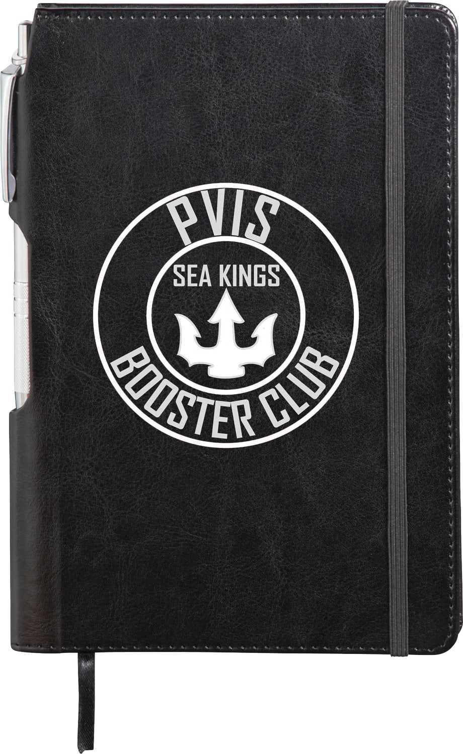 6" x 8.5" FSC® Mix Viola Bound Notebook with Pen