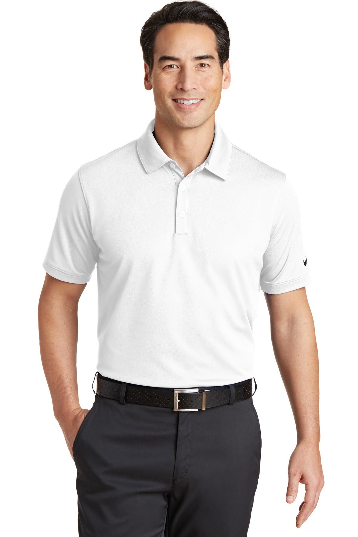 Nike Adult Golf Dri-FIT Solid Icon Pique Polo Shirt