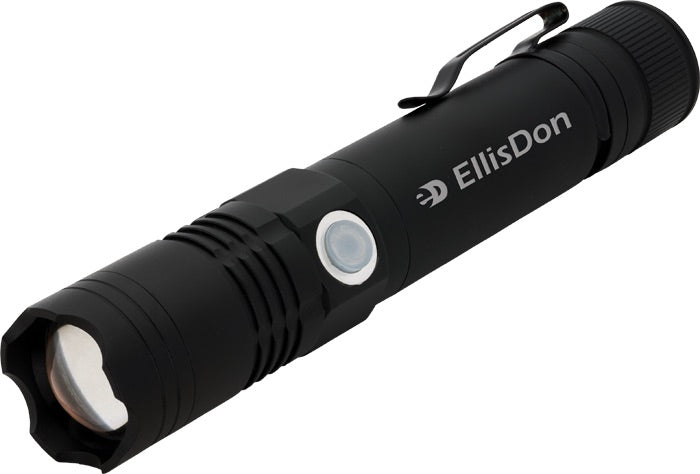 Rechargeable 3W Aluminum Focus Flashlight