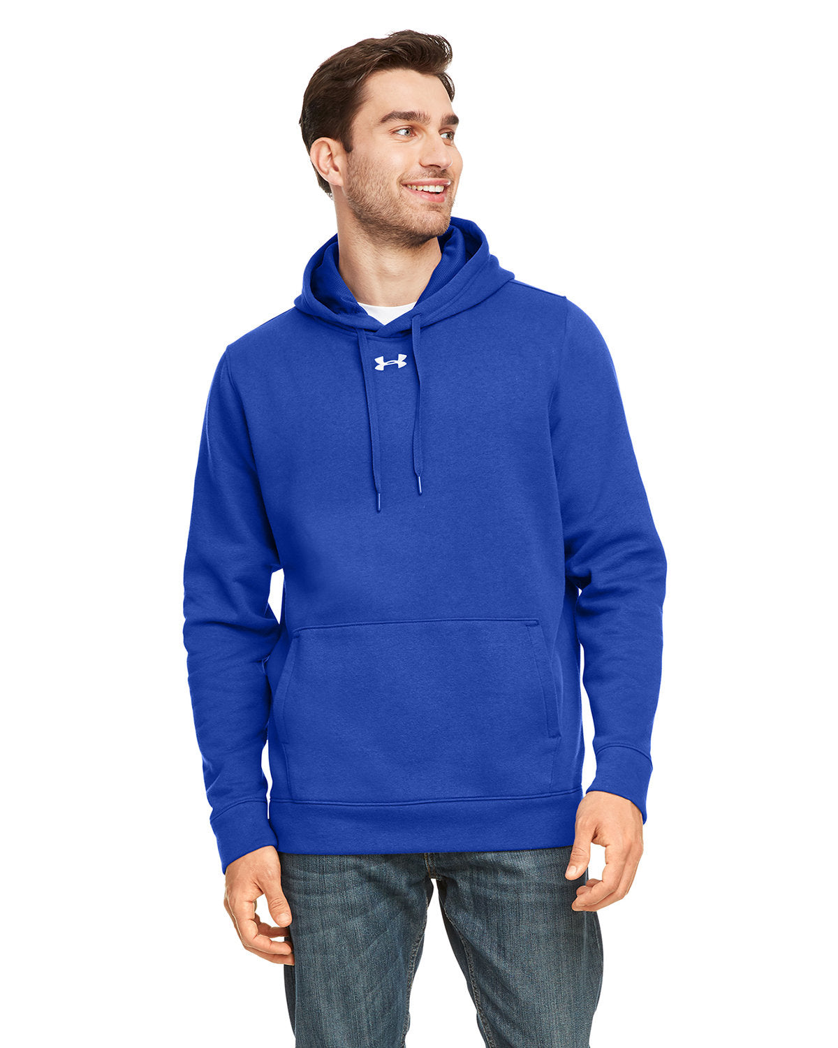 UNDER ARMOUR Men's Hustle Pullover Hooded Sweatshirt