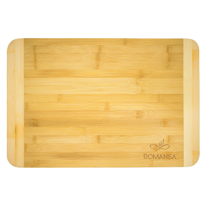 Home Basics® Two Tone Bamboo Cutting Board 12"x18"