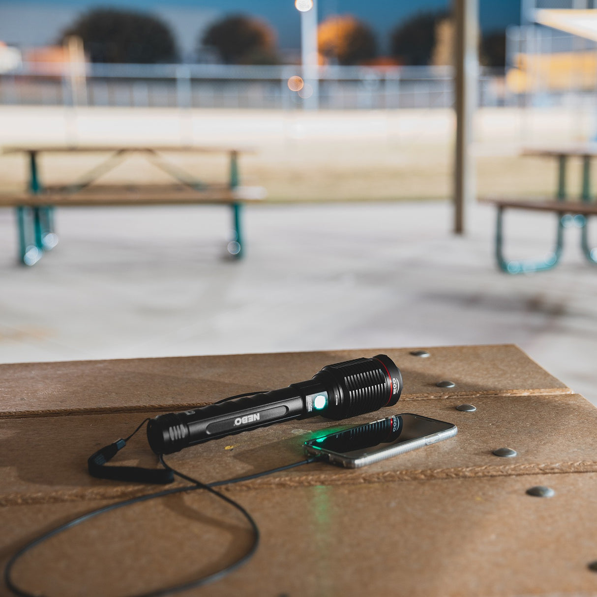 Rechargeable 6K Lumen Flashlight