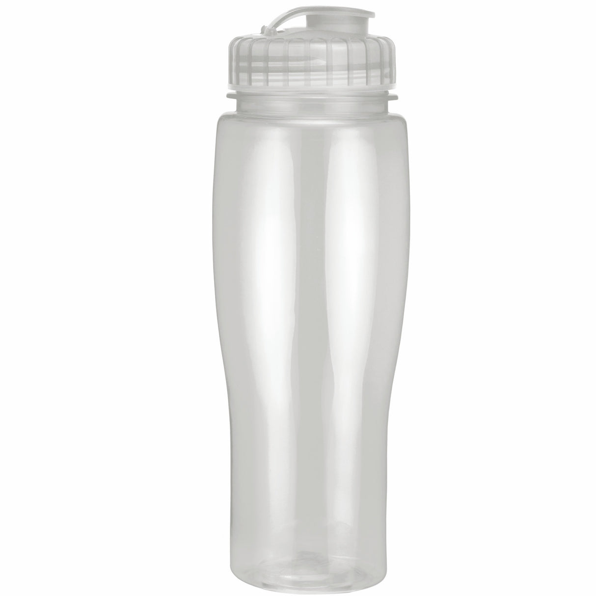 24 Oz. Contour Translucent Bottle w/ Flip Top Lid