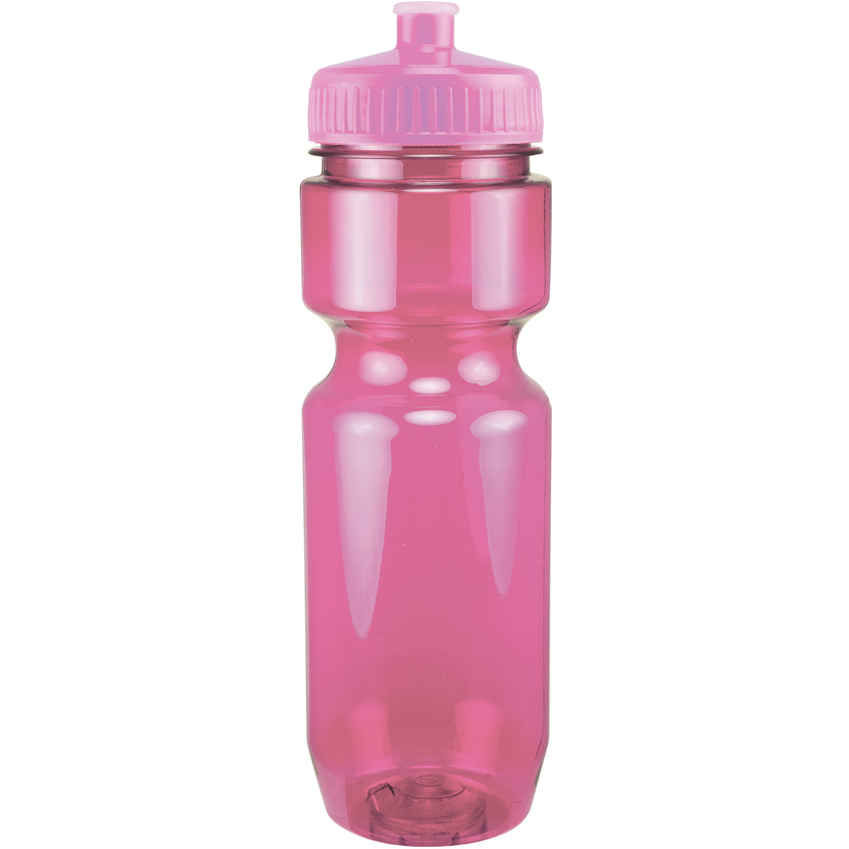 22 Oz. Translucent Bike Bottle w/ Push Pull Lid