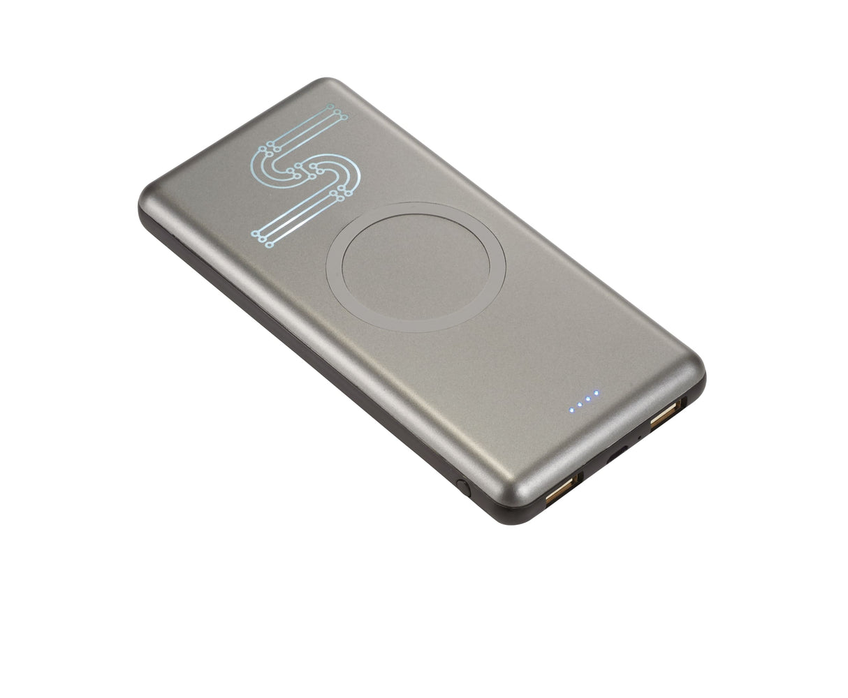 UL Listed Light Up Qi 10000 Wireless Power Bank