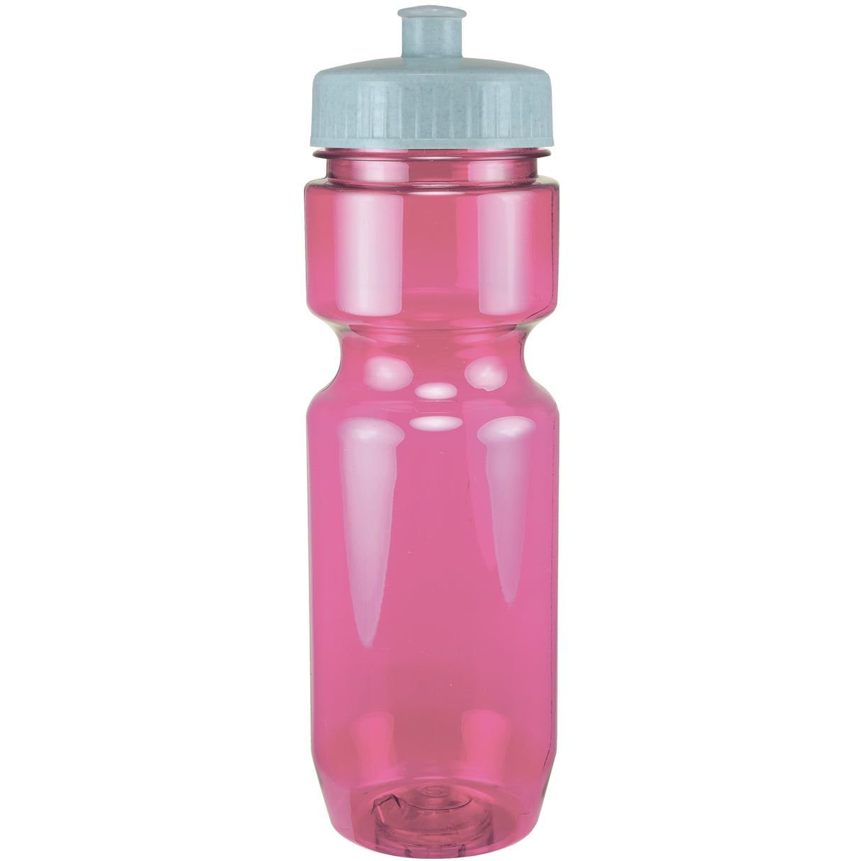 22 Oz. Translucent Bike Bottle w/ Push Pull Lid