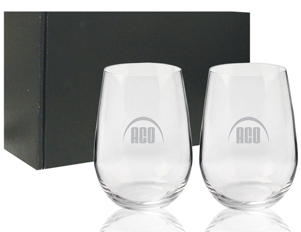 ~ Riesling Sauvigion Blanc 13.25oz RIEDEL crystal S/2 in an Onyx gift box