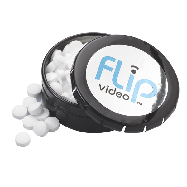 Large Round Push Tin w/Mints