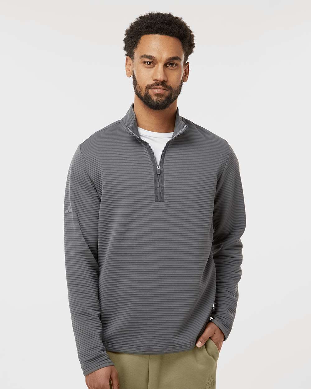 Adidas® Spacer Quarter-Zip Pullover