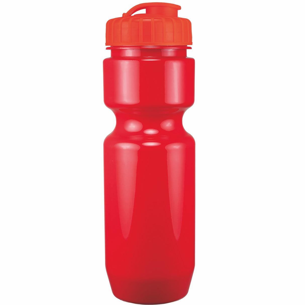 22 Oz. Bike Bottle w/ Flip Top Lid - Solid Colors
