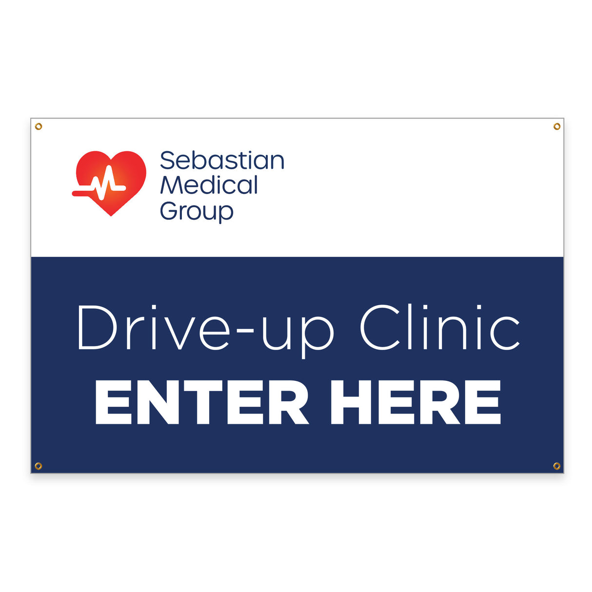 48"h x 72"w Custom Vinyl Banner