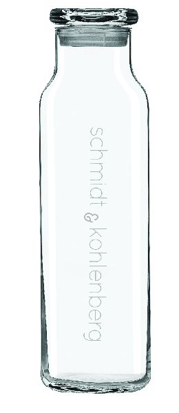 ~ All Purpose Bottle with lid 24oz clear glass