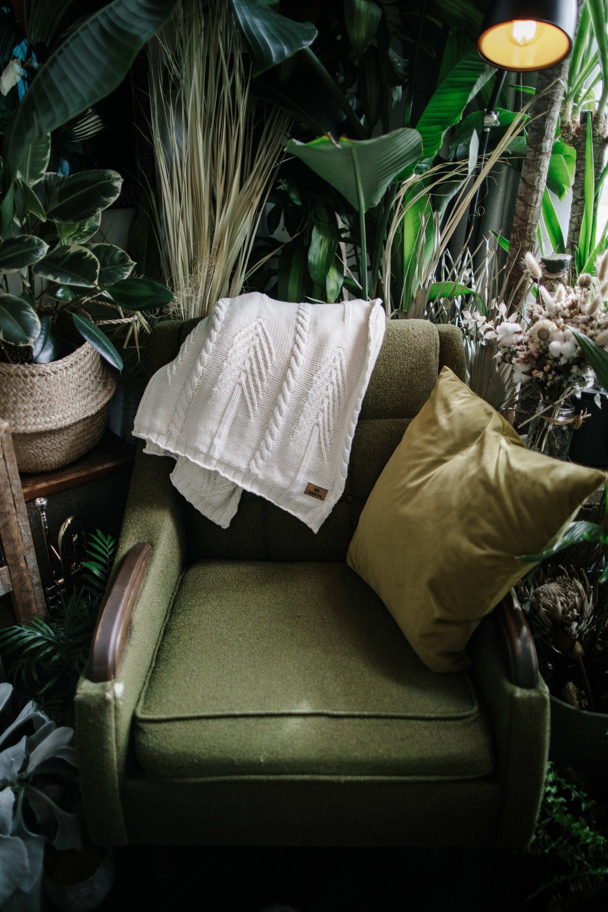 tentree Organic Cotton Cable Blanket