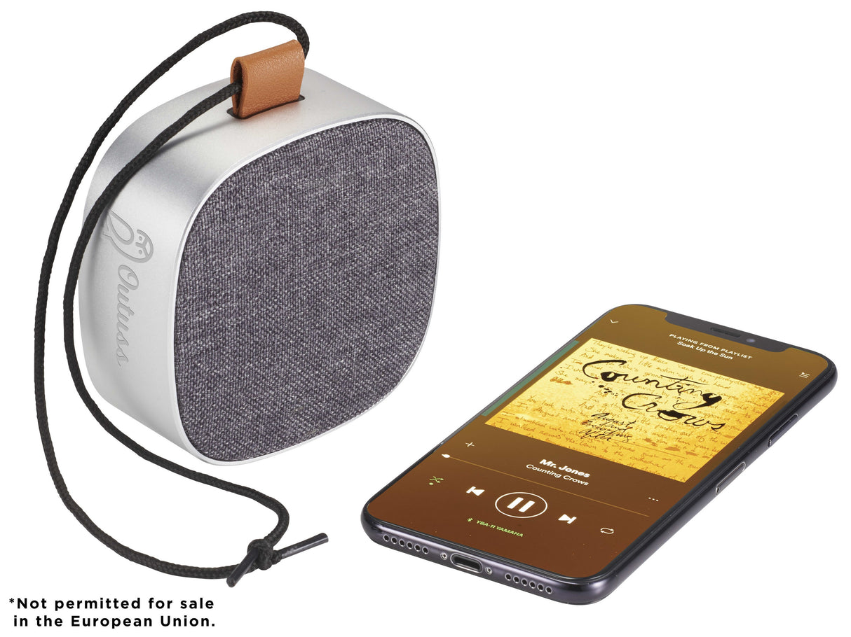 Tahoe Metal & Fabric Waterproof Bluetooth Speaker