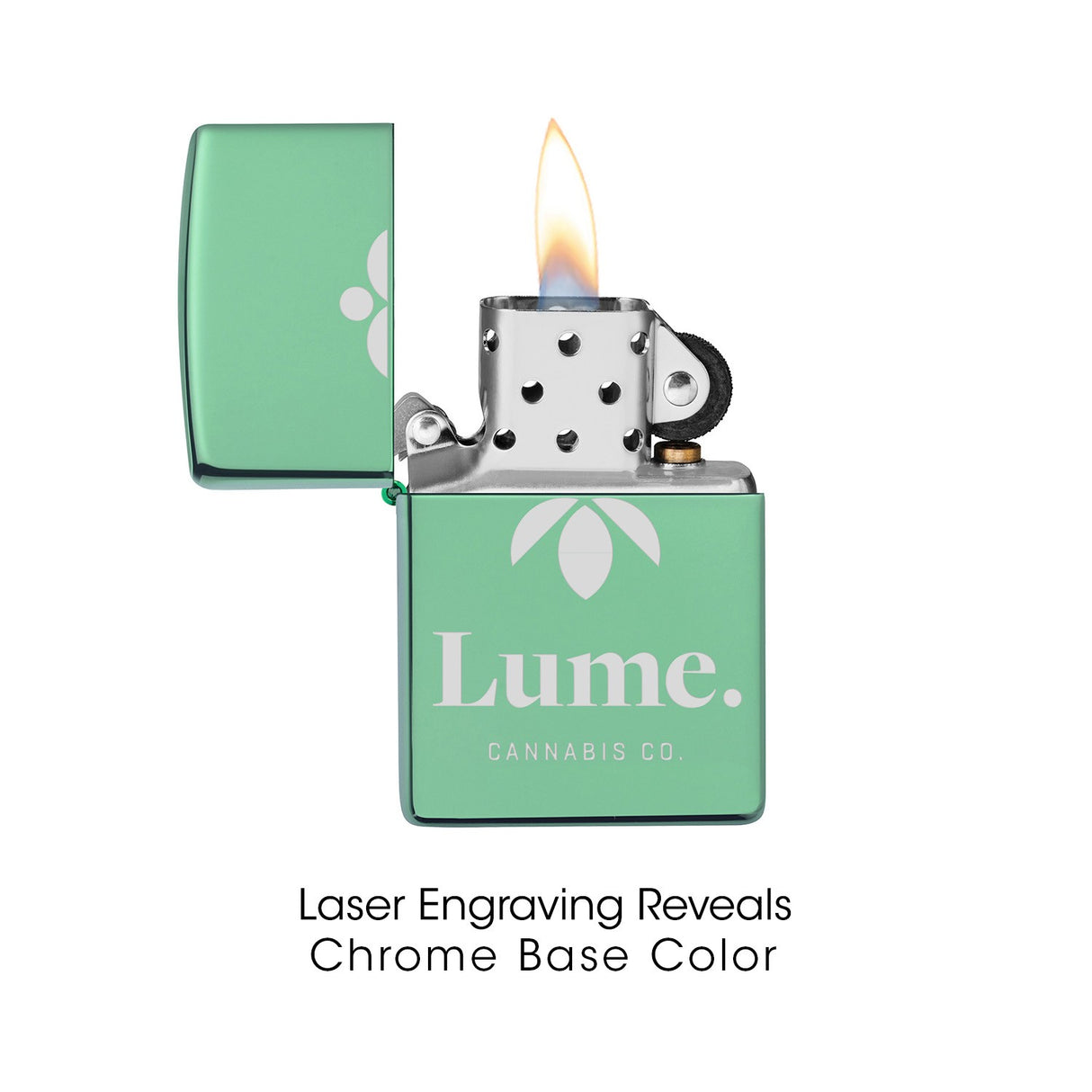 High Polish Green Zippo® Windproof Lighter