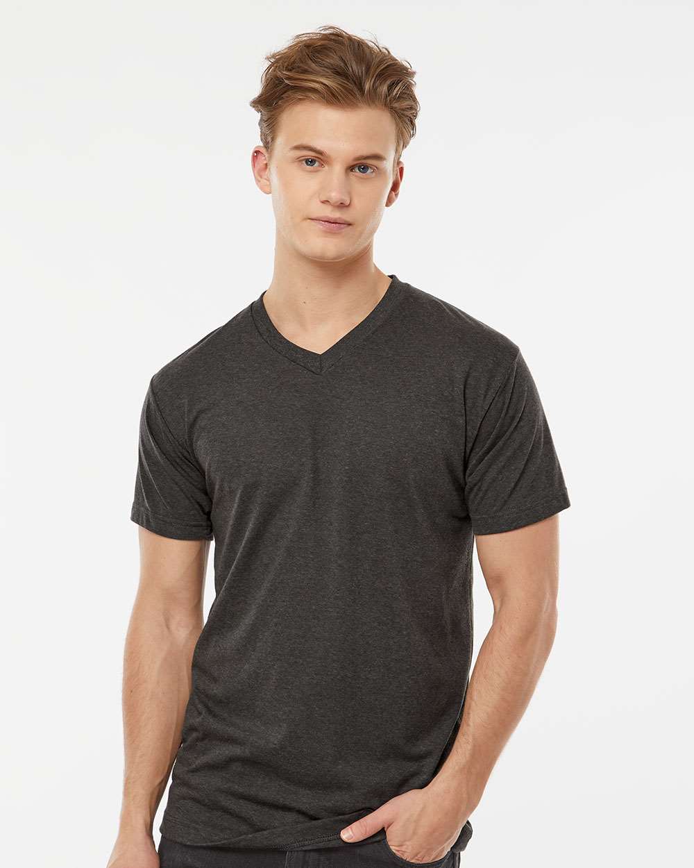 Tultex® Unisex Poly-Rich V-Neck T-Shirt