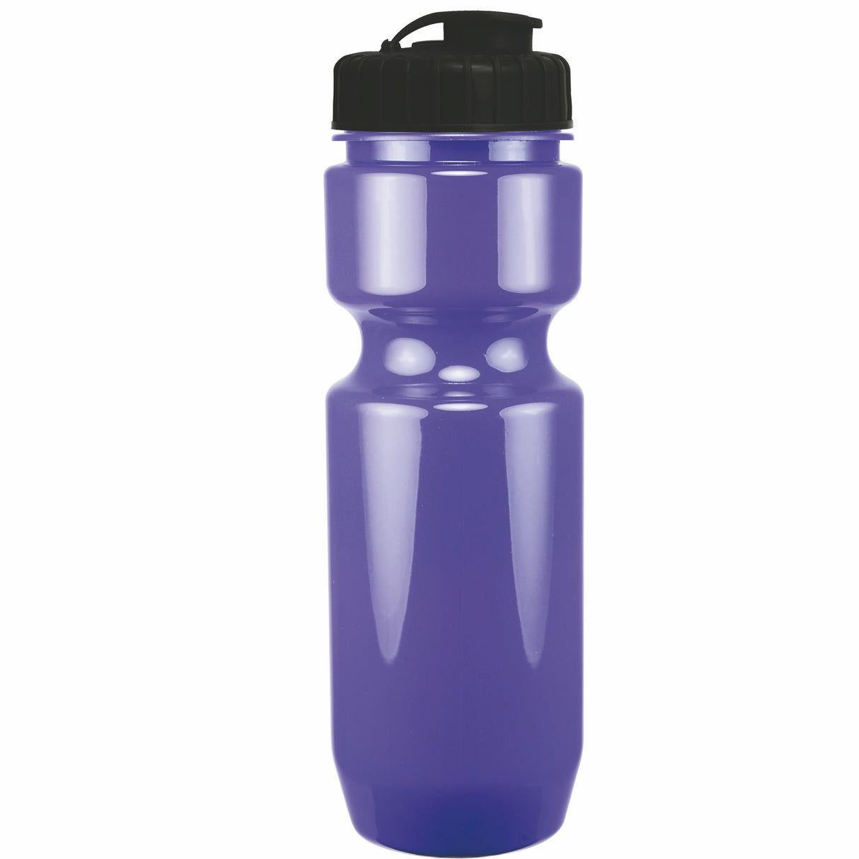 22 Oz. Bike Bottle w/ Flip Top Lid - Solid Colors