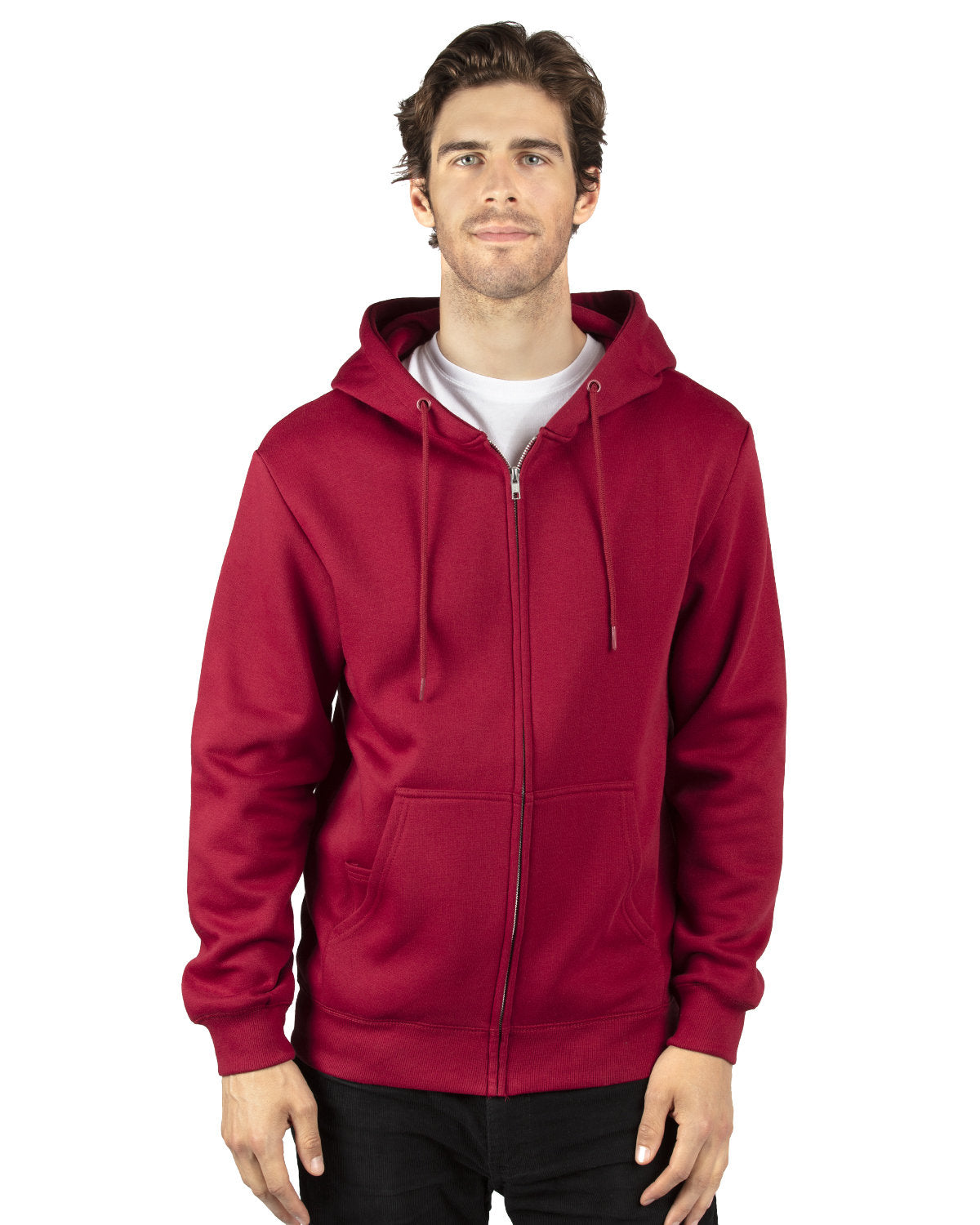 000205 THREADFAST Unisex Ultimate Fleece Full-Zip Hooded Sweatshirt