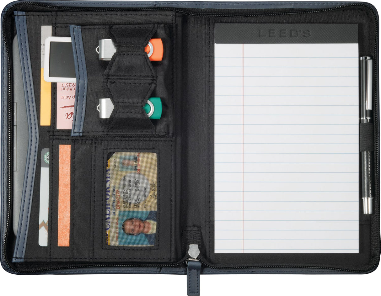 Pedova™ Jr. Zippered Padfolio w FSC® Mix Paper