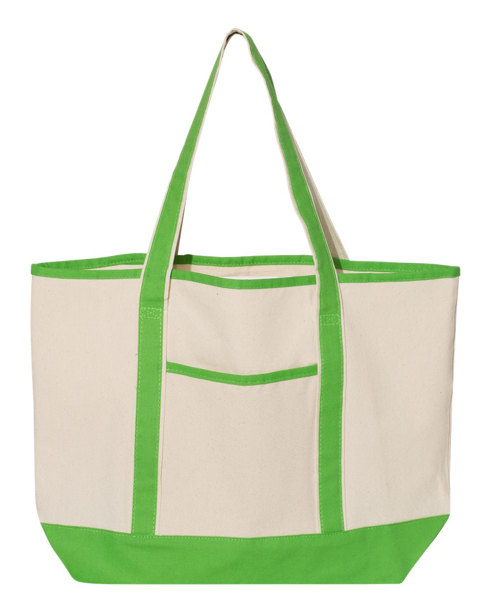 Q-Tees 34.6L Large Canvas Deluxe Tote Bag
