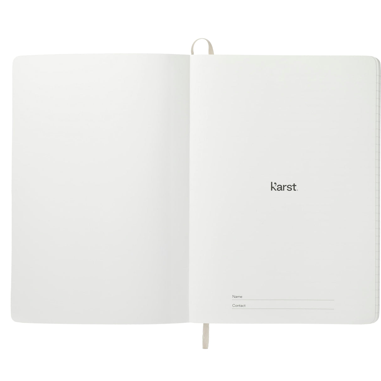 Karst 5.5" x 8.5" Stone Soft Bound Notebook