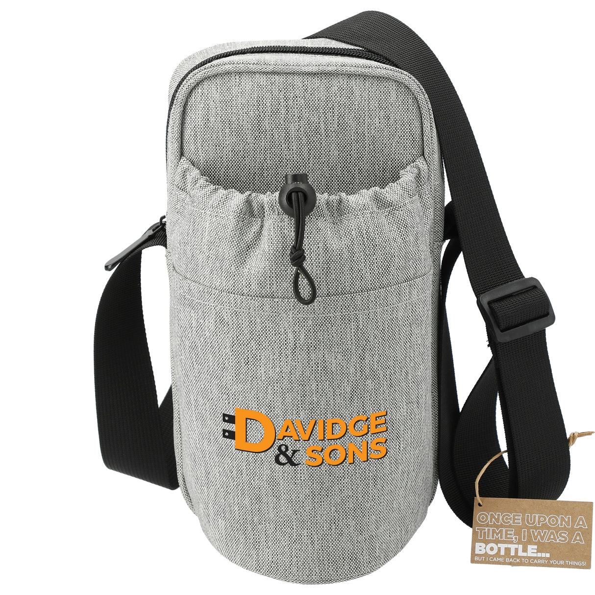 Traver RPET Adjustable Bottle Sling Cooler w/Pouch