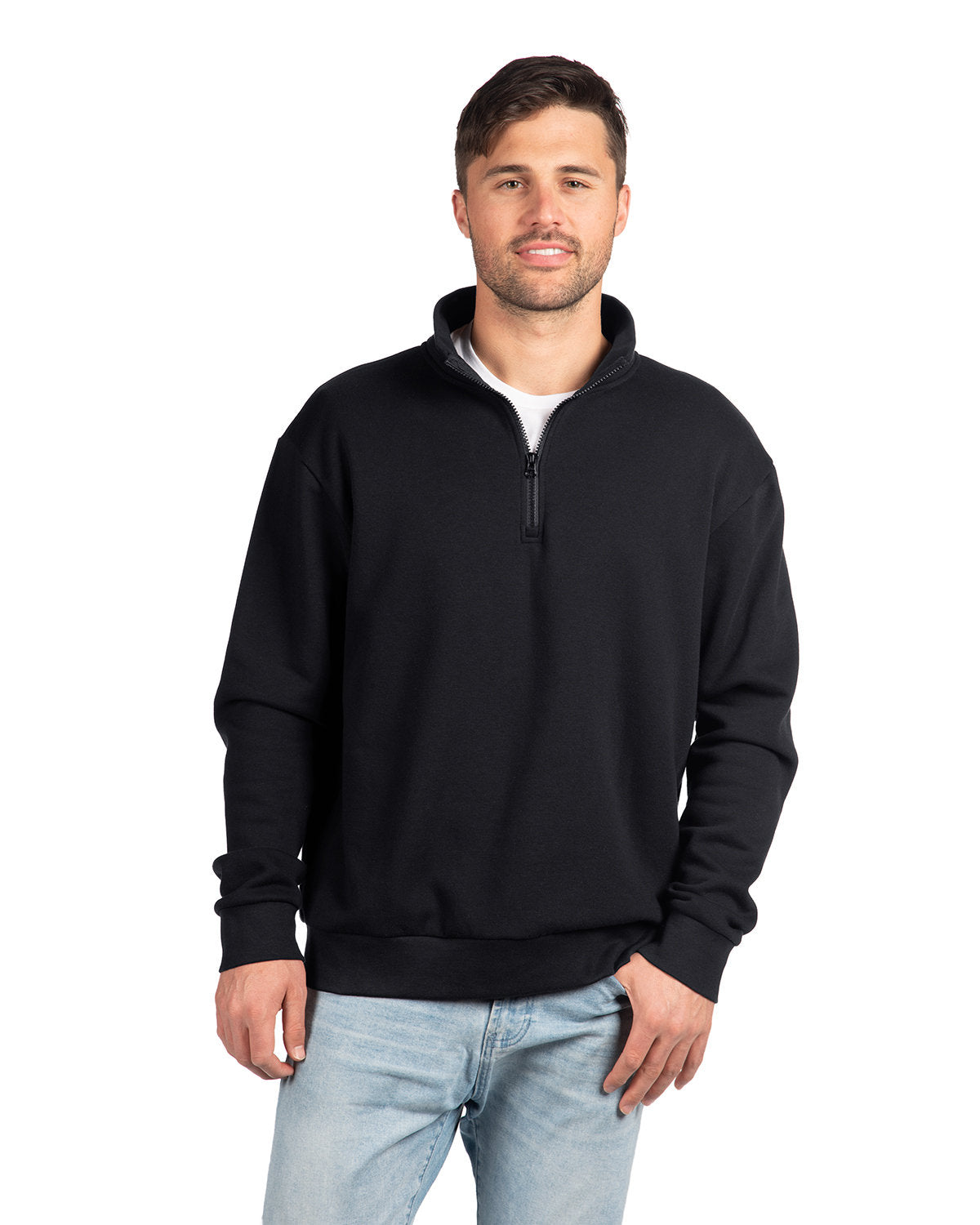 NEXT LEVEL APPAREL Unisex Fleece Quarter-Zip
