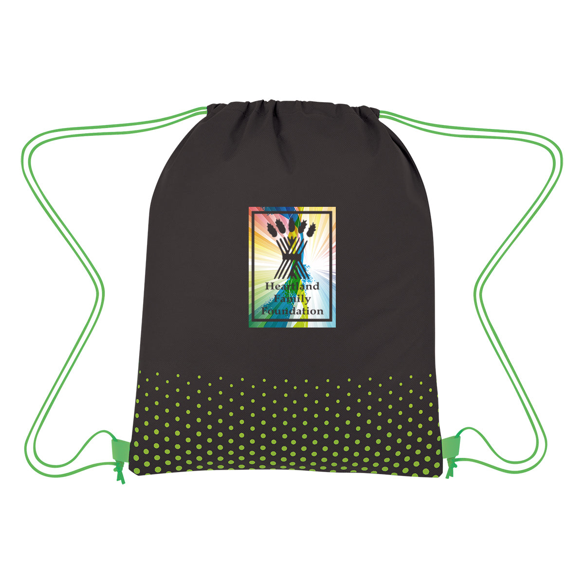 Connect The Dots Non-woven Drawstring Bag