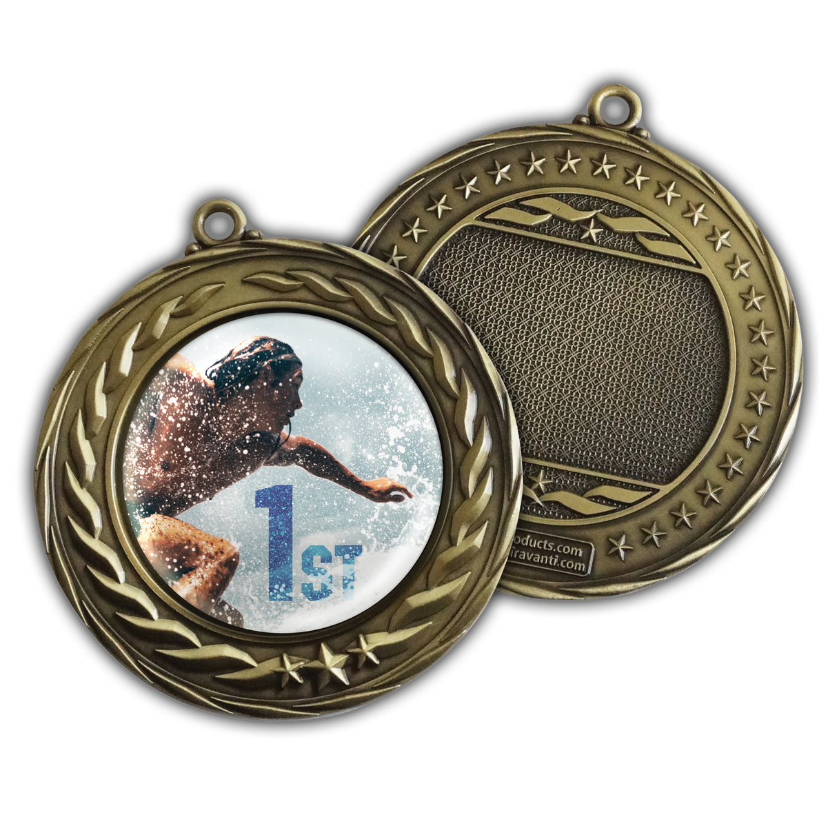 SOS Medallion w/Blank Back (3.0")