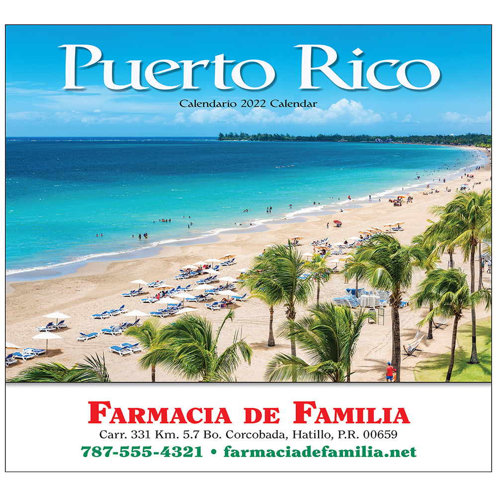 Puerto Rico Appointment Calendar (Bilingual)