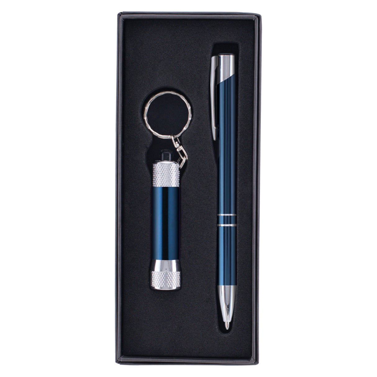 Tres-Chic & Chroma - ColorJet - Full Color Metal Pen & Flashlight Gift Set