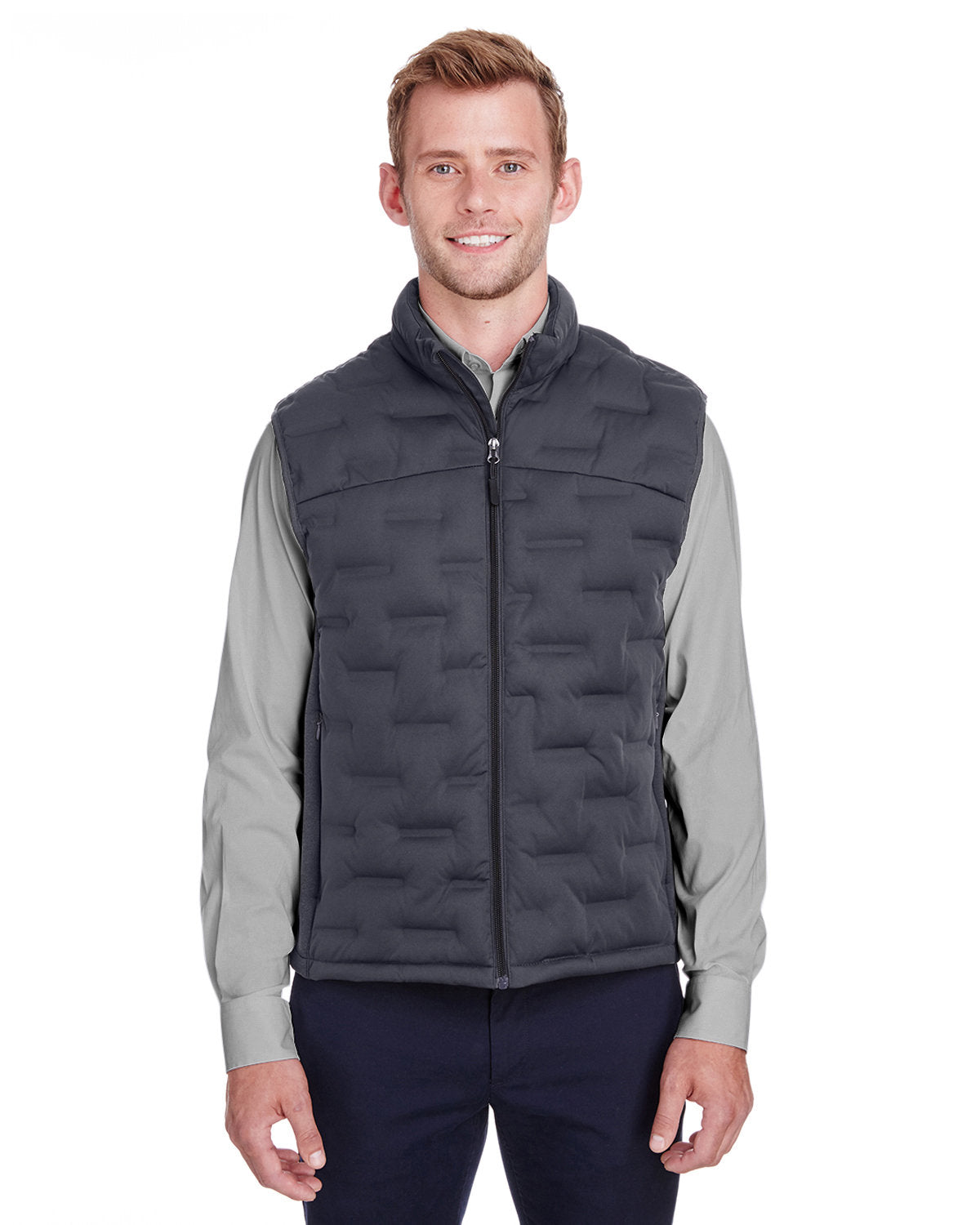 NORTH END Men's Loft Pioneer Hybrid Vest