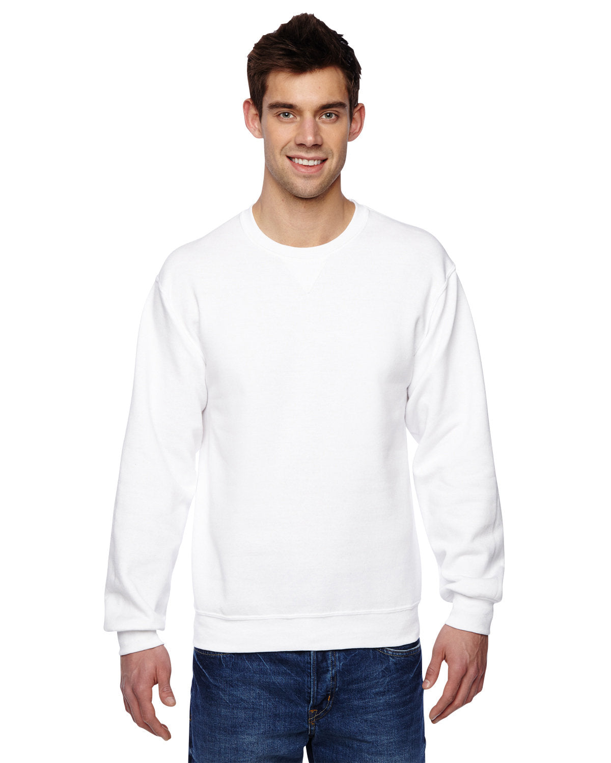 000526 Fruit of the Loom Adult SofSpun® Crewneck Sweatshirt