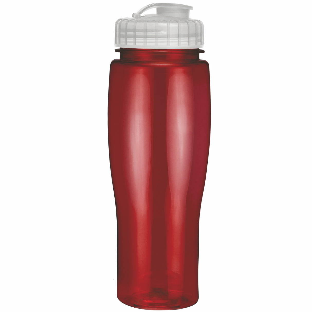 24 Oz. Contour Translucent Bottle w/ Flip Top Lid