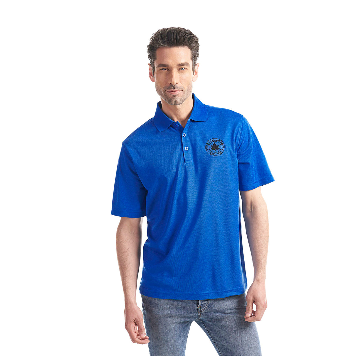 Ace Men's Pique Mesh Polo