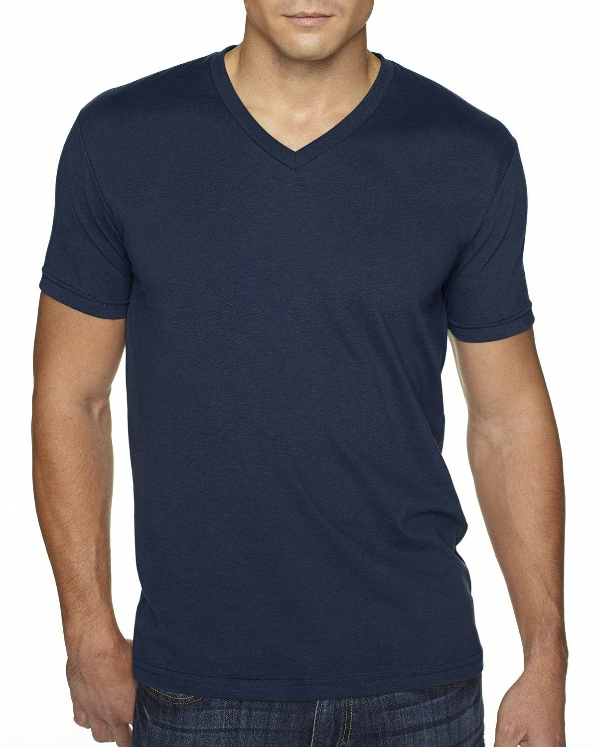 NEXT LEVEL APPAREL Men's Sueded V-Neck T-Shirt