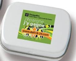 Mini Hinged Tin w/Power Mints