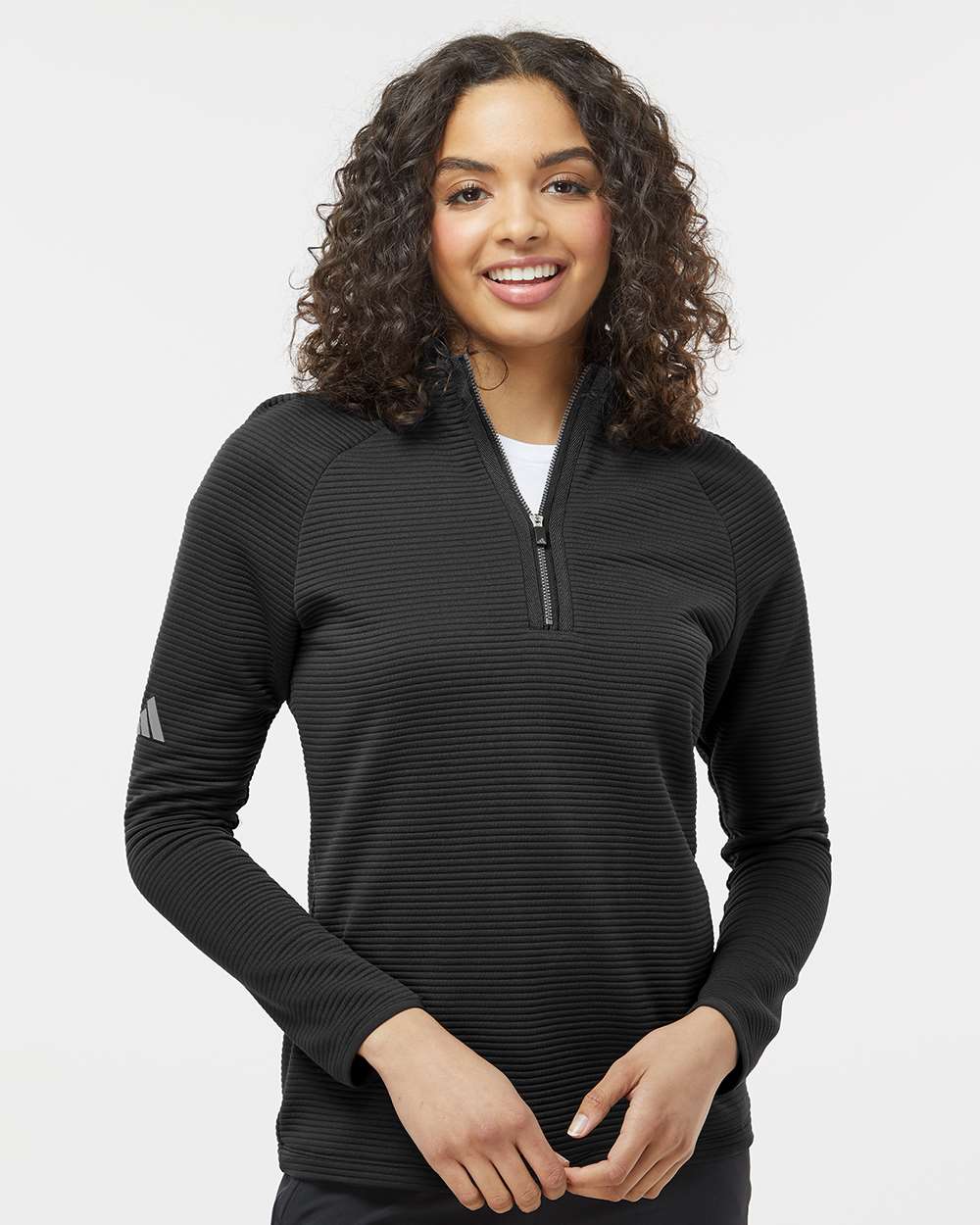 Adidas® Women's Spacer Quarter-Zip Pullover